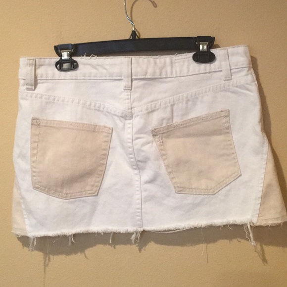 We The Free (Free People) Patched Denim Mini Skirt - Picture 7 of 7